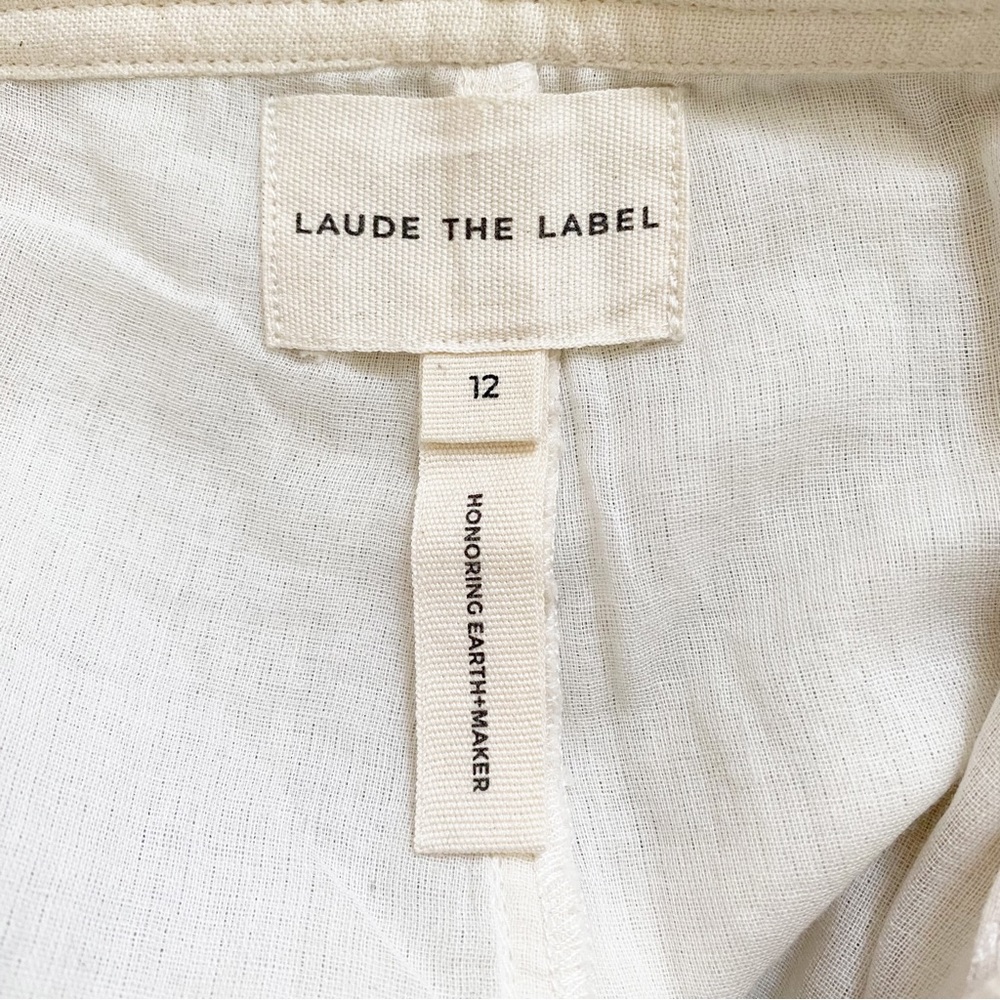 Laude the Label Icon Trouser Pants Organic Cotton in Tulum Stripe L - Picture 11 of 12